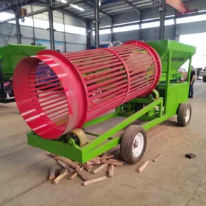Firewood trommel screen