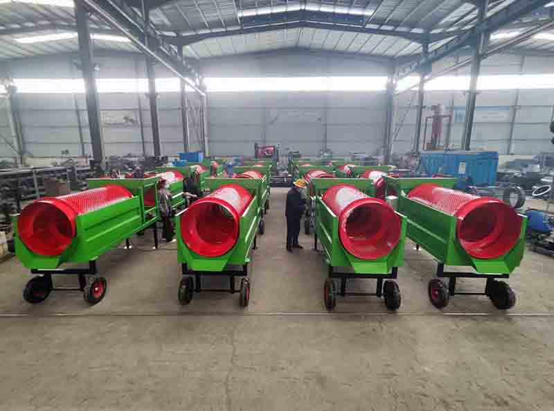 Small Trommel Screen 1 compost sieved drum